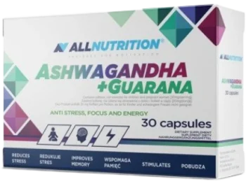 ALLNUTRITION Ashwagandha + Guarana, kapsułki