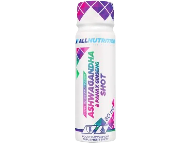 ALLNUTRITION Ashwagandha & Panax Ginseng Shot, płyn