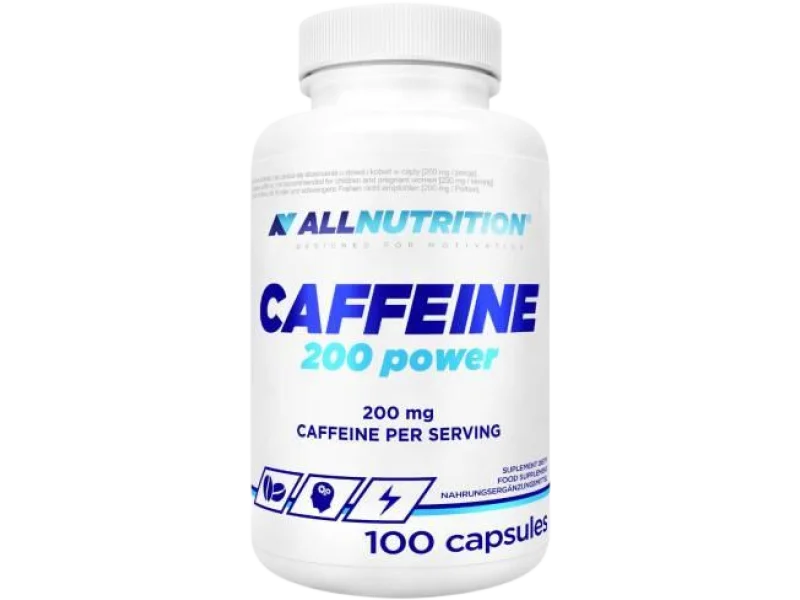 Allnutrition Caffeine 200 Power, kapsułki, 200 mg