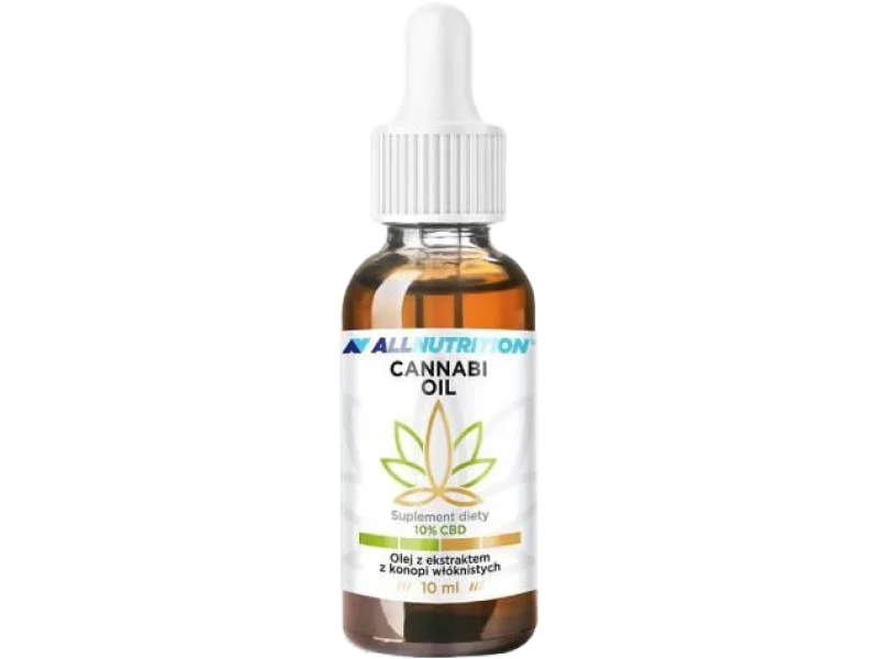 ALLNUTRITION Cannabi olej konopny, olejek, 10%