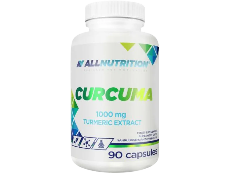 ALLNUTRITION Curcuma ekstrakt z kurkumy, kapsułki, 1000 mg