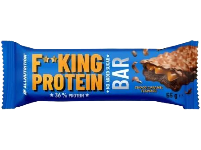 Allnutrition Fitking Delicious Protein Bar o smaku czekoladowo-karmelowym, baton