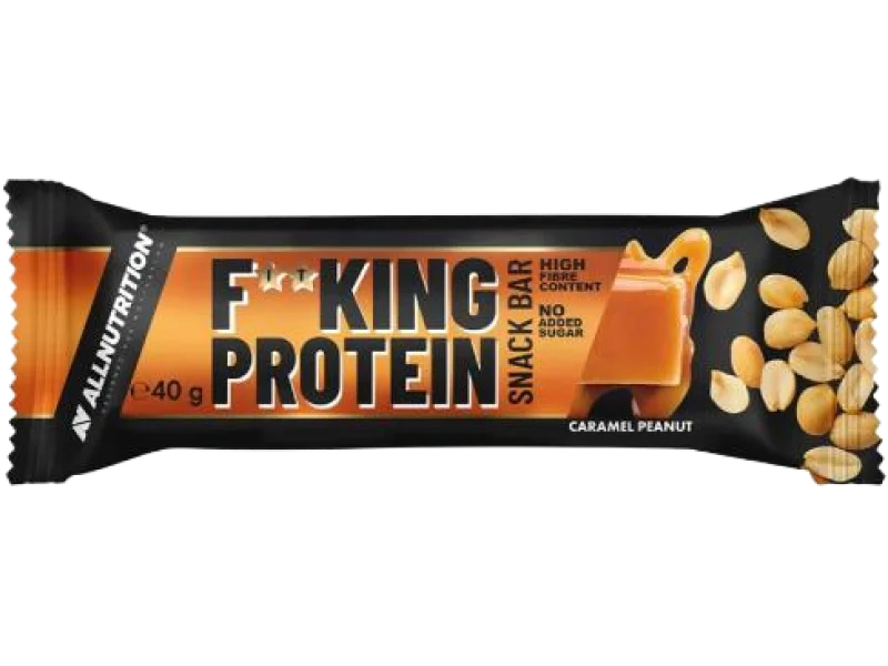ALLNUTRITION Fitking Protein Snack Bar Caramel Peanut, baton