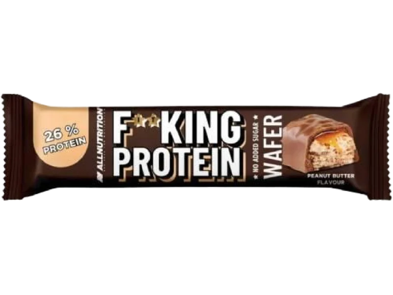 Allnutrition Fitking Protein Wafer Peanut Butter Baton proteinowy Masło orzechowe