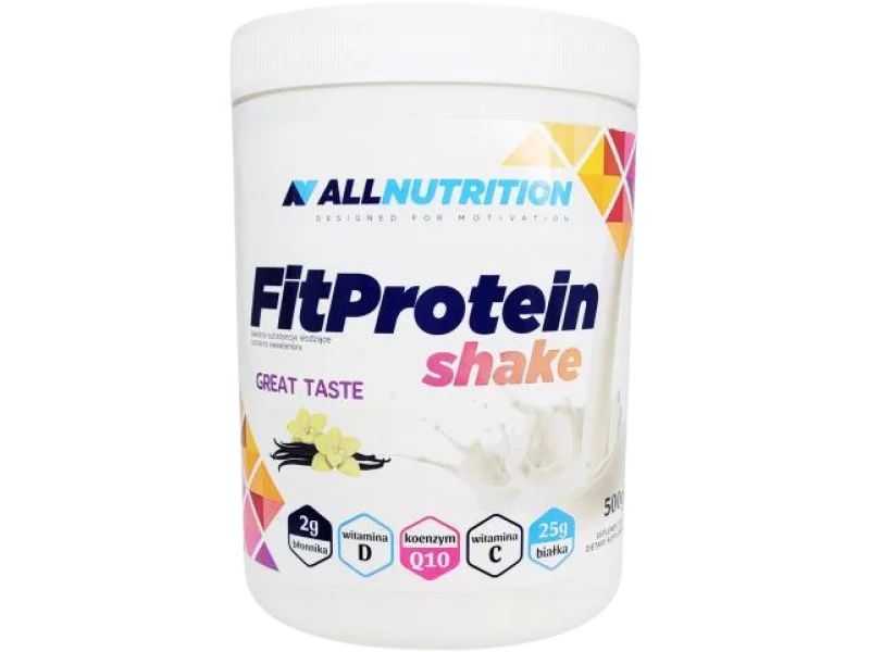 ALLNUTRITION FitProtein Shake odżywka białkowa Vanilla, proszek