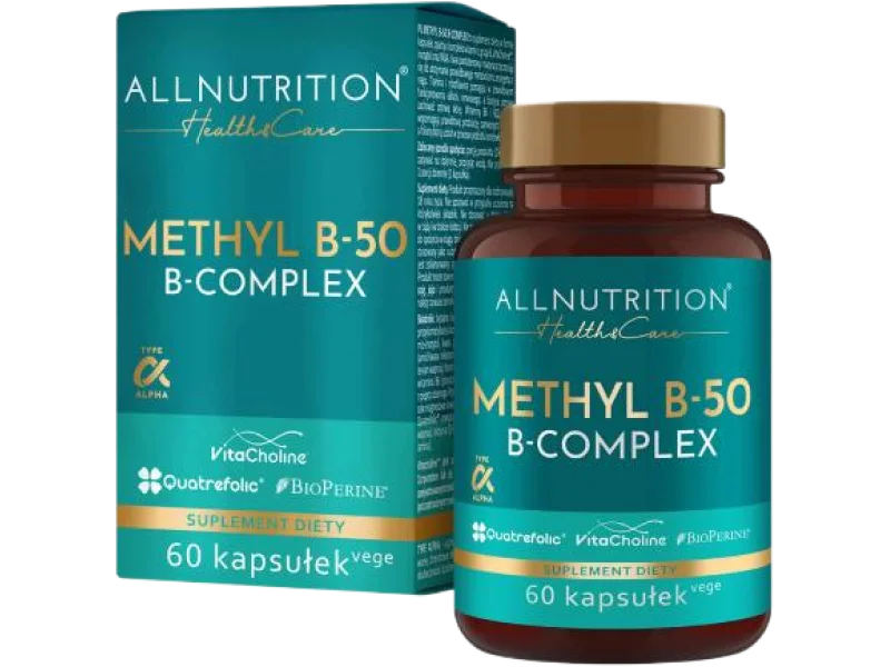 ALLNUTRITION Health & Care Methyl B-50 B-Complex, kapsułki