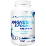 ALLNUTRITION Magnez 5 Form + Witamina B6, kapsułki