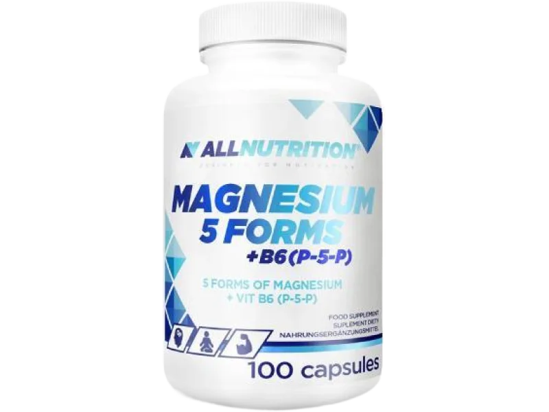 ALLNUTRITION Magnez 5 Form + Witamina B6, kapsułki