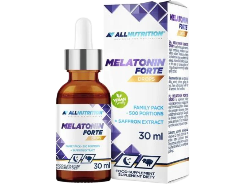 ALLNUTRITION Melatonin Forte Drops Melatonina, krople