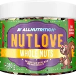 ALLNUTRITION NutLove WholeNuts Orzechy laskowe w ciemnej, mlecznej i białej czekoladzie, produkt sypki