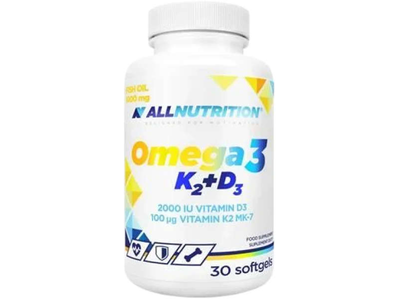 ALLNUTRITION Omega 3 K2+D3, kapsułki