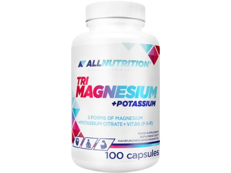 ALLNUTRITION Tri Magnesium + Potassium, kapsułki