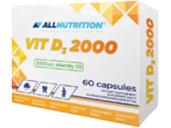 Zdjęcie produktu ALLNUTRITION VIT D3 2000, kapsułki miękkie, 2000 j.m.