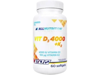 Zdjęcie produktu Allnutrition Vit D3 4000 + K2, kapsułki