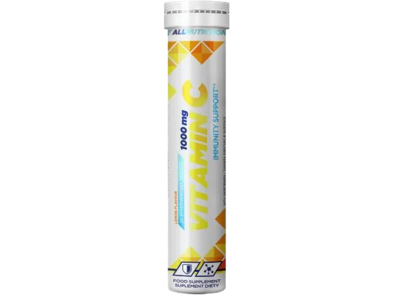 ALLNUTRITION Vitamin C Lemon, tabletki musujące, 1000 mg