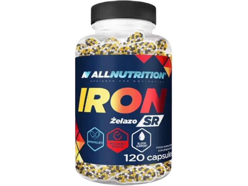 ALLNUTRITION żelazo SR, kapsułki o przedłużonym uwalnianiu