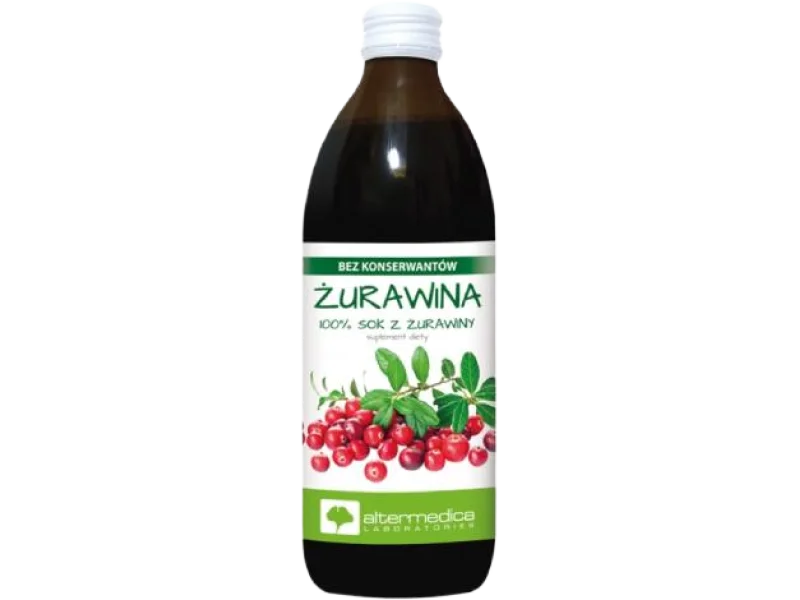ALTERMEDICA Sok Żurawina, płyn