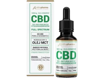 Zdjęcie produktu ALTOPHARMA Olej konopny CBD 10%, olejek
