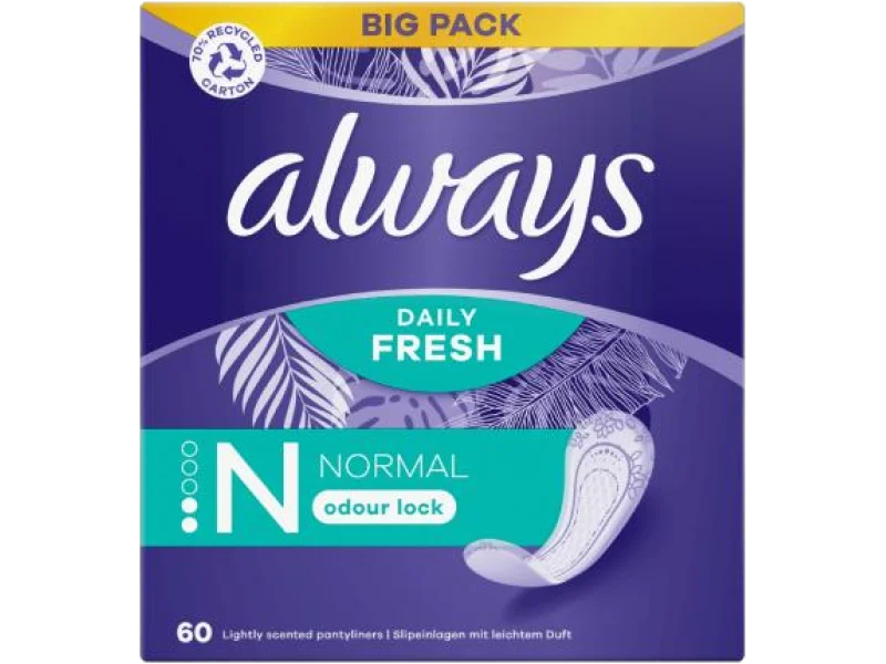 ALWAYS Daily Fresh Normal Fresh & Protect, środki chłonne