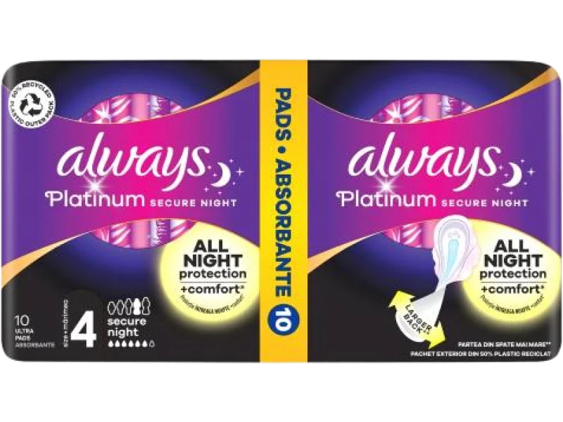 ALWAYS Platinum Secure Night, podpaski