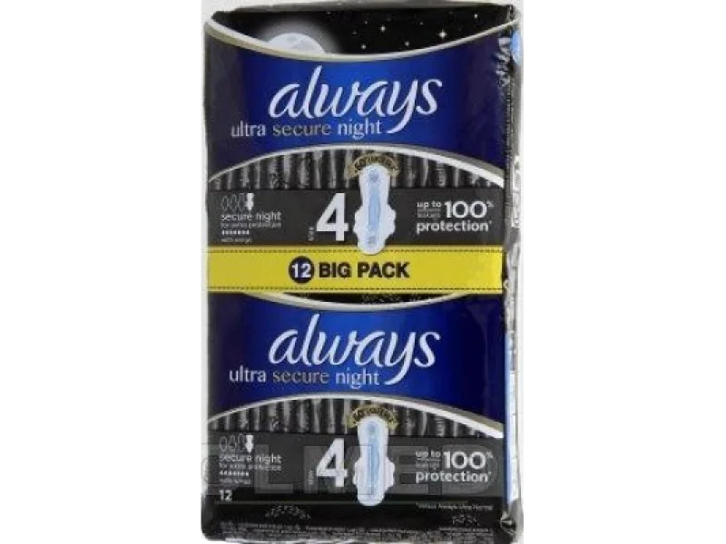 ALWAYS Podpaski Ultra Secure Night XL