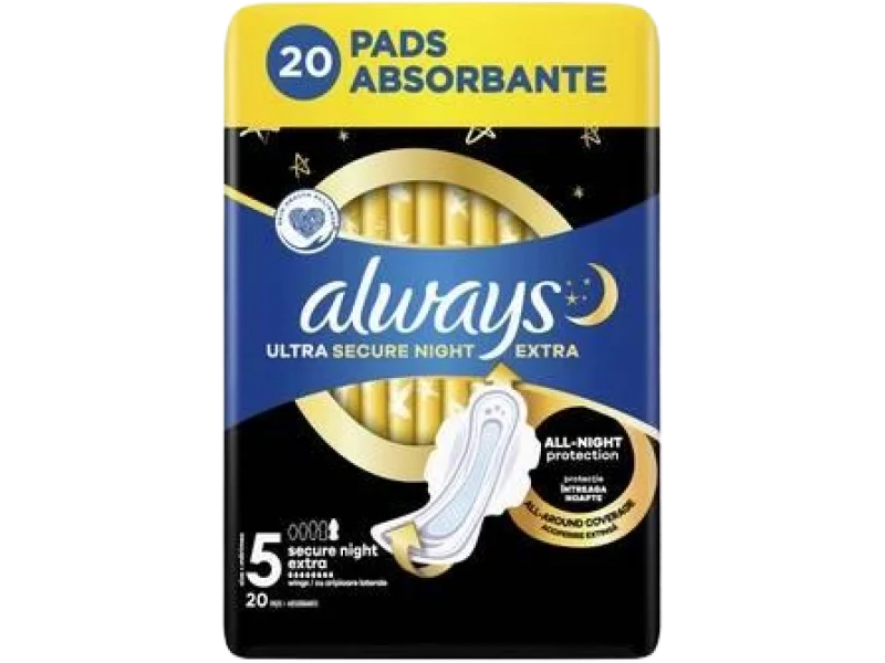 ALWAYS Ultra Secure Night Extra, podpaski