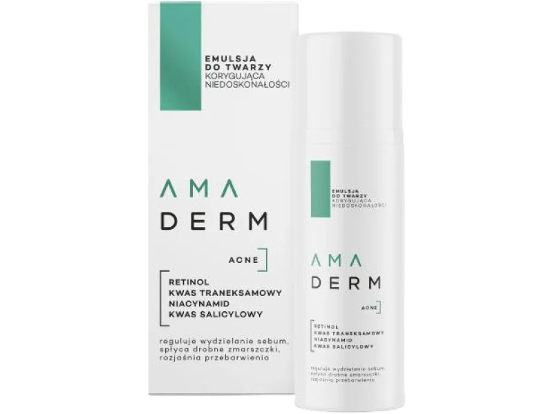 AMADERM Acne Emulsja do twarzy korygująca niedoskonałości