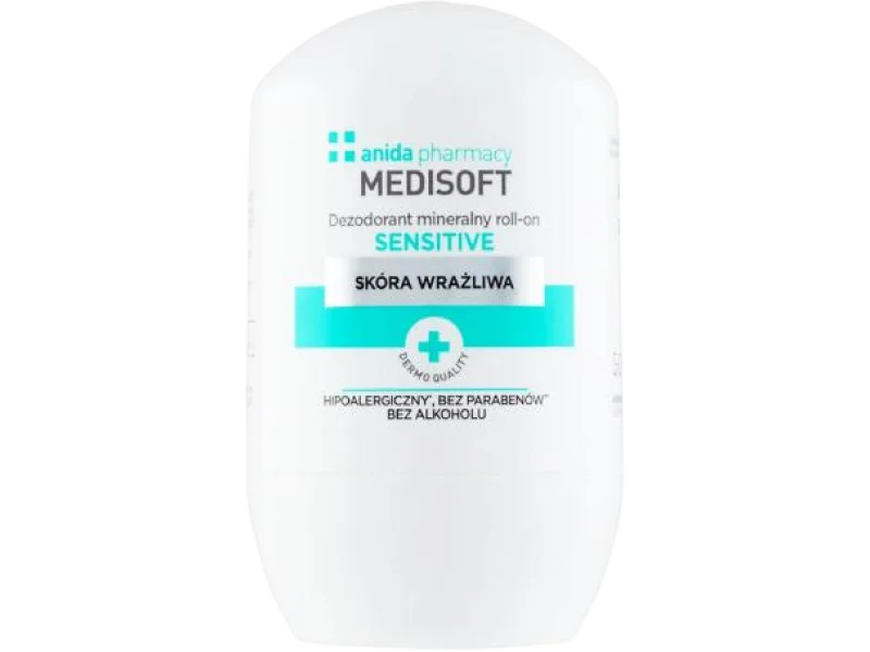 Anida Medisoft Sensitive Dezodorant mineralny, roll-on