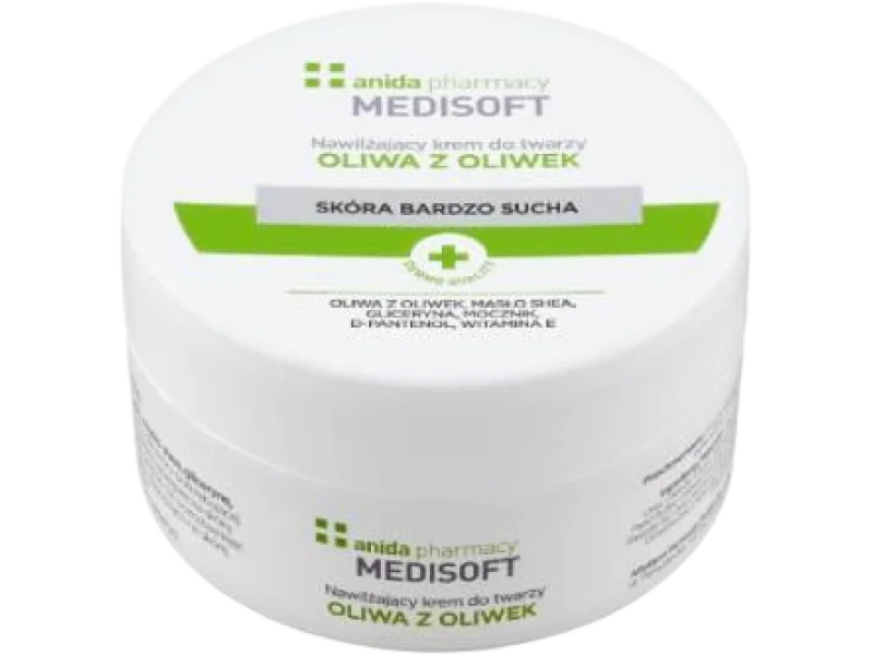 Anida Pharmacy Medisoft Nawilżający krem do twarzy oliwa z oliwek