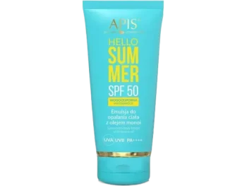 APIS Hello Summer SPF50 Emulsja do opalania ciała z olejem monoi, emulsja na skórę