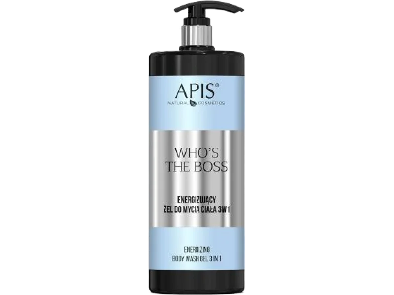 APIS Who’s the Boss Energizujący żel do mycia ciała 3w1 dla mężczyzn