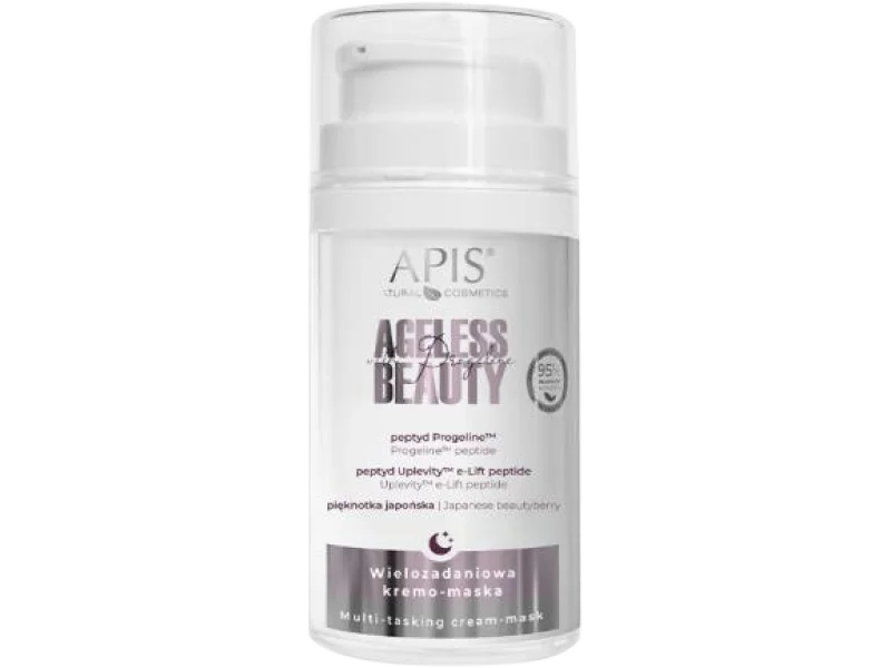 APIS Wielozadaniowa kremo-maska do twarzy na noc z progeliną Ageless Beauty with Progeline