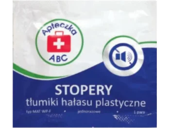 Zdjęcie produktu Apteczka ABC Stopery tłumiki hałasu plastyczne, zatyczki