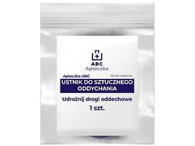 Apteczka ABC Ustnik do sztucznego oddychania, sprzęt medyczny
