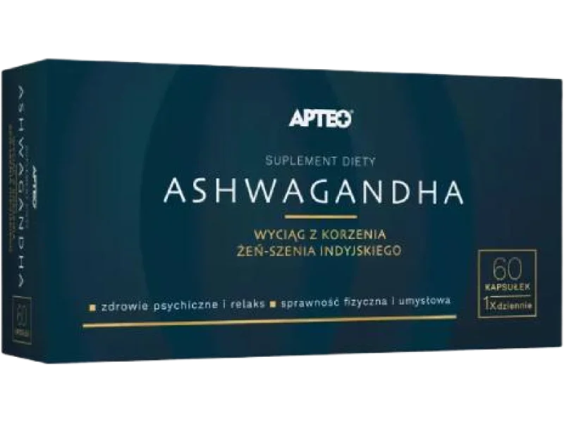 APTEO Ashwagandha, kapsułki twarde, 4%