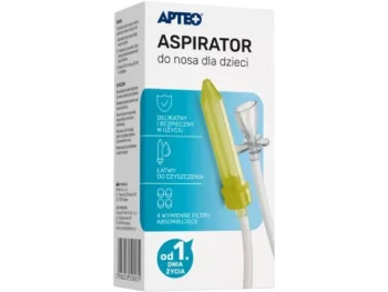 Zdjęcie produktu APTEO CARE Aspirator do nosa dla dzieci, sprzęt medyczny