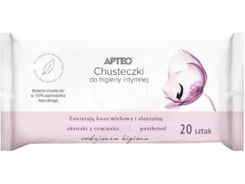 APTEO CARE Chusteczki do higieny intymnej