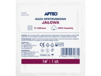 Zdjęcie produktu APTEO CARE Gaza opatrunkowa jałowa, opatrunek