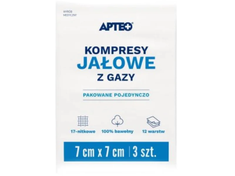 APTEO CARE Kompresy jałowe z gazy