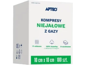 APTEO CARE Kompresy niejałowe z gazy
