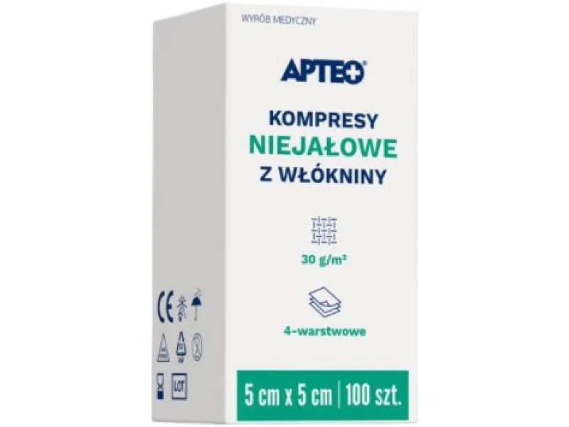 APTEO CARE Kompresy niejałowe z włókniny