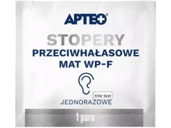 Zdjęcie produktu APTEO CARE Stopery przeciwhałasowe Mat Wp-F, zatyczki