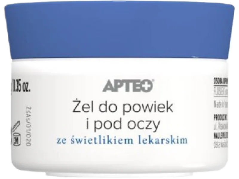 Apteo Care Żel do powiek i pod oczy ze świetlikiem lekarskim, żel