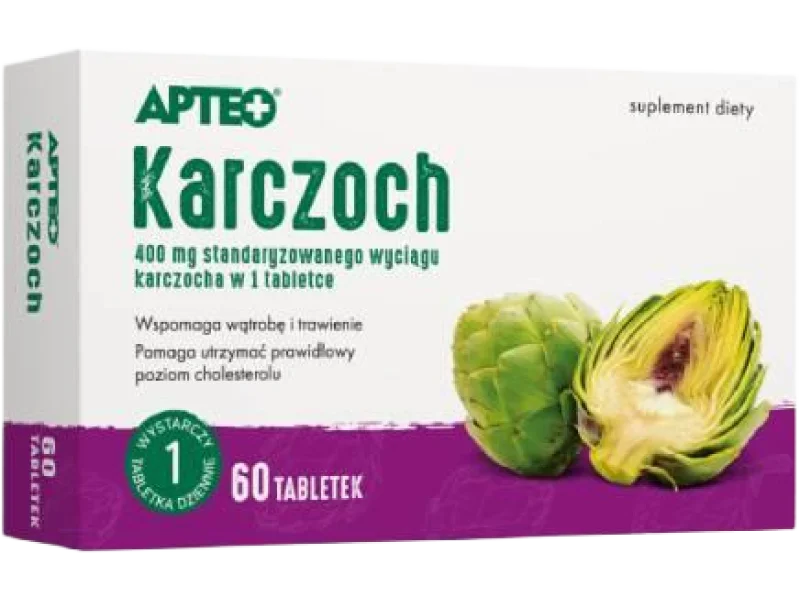 APTEO Karczoch, tabletki, 400 mg