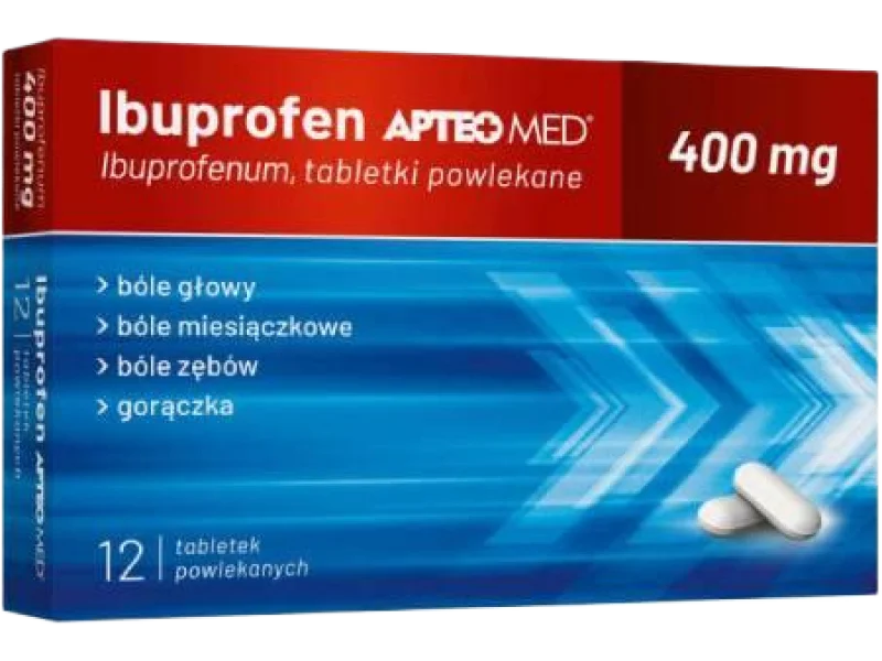 APTEO MED Ibuprofen Forte, tabletki powlekane, 400 mg