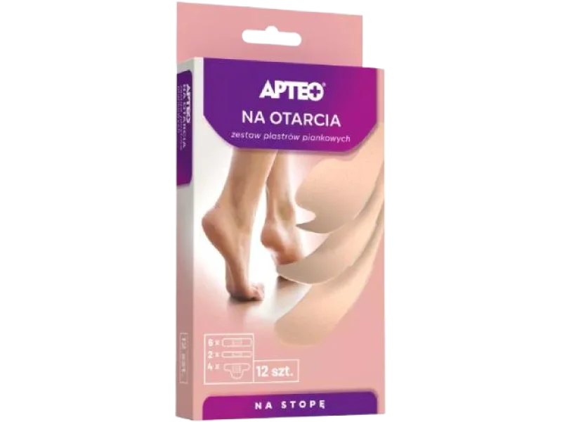 APTEO Na otarcia zestaw plastrów piankowych, plastry