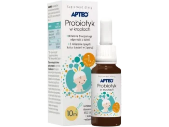 APTEO Probiotyk z witaminą D, krople doustne