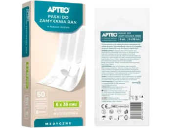 Zdjęcie produktu APTEO Sterylne paski do zamykania ran, plaster