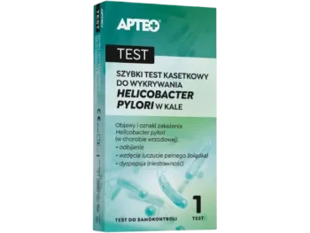 Zdjęcie produktu APTEO Szybki test kasetkowy do wykrywania Helicobacter pylori w kale, test diagnostyczny