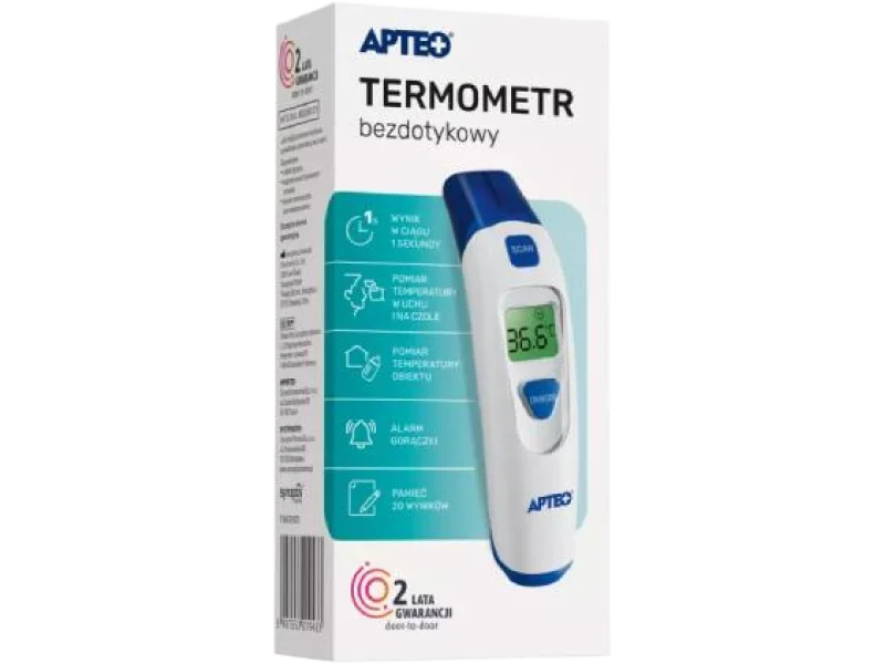 APTEO Termometr elektryczny bezdotykowy